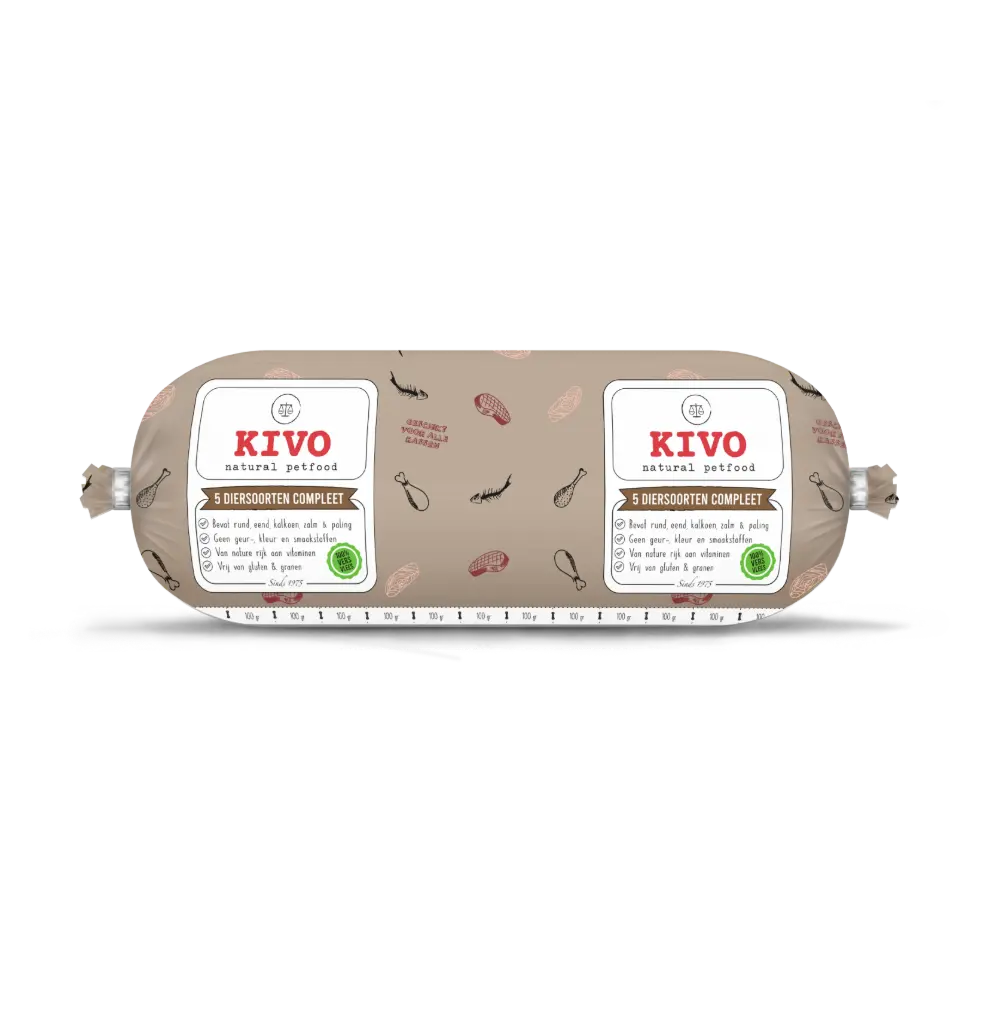 KIVO : 5 Diersoorten Compleet - 1 kg