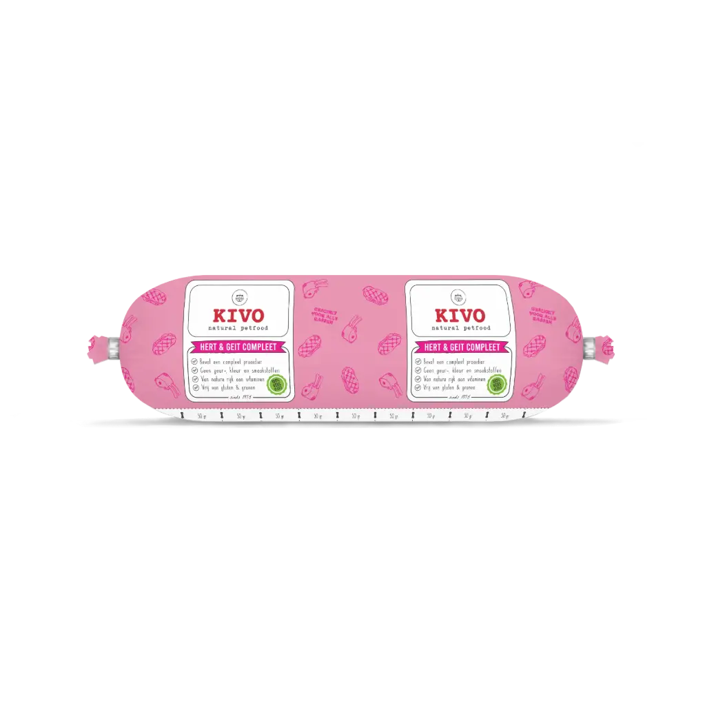 KIVO : Hert & Geit Compleet - 500 g