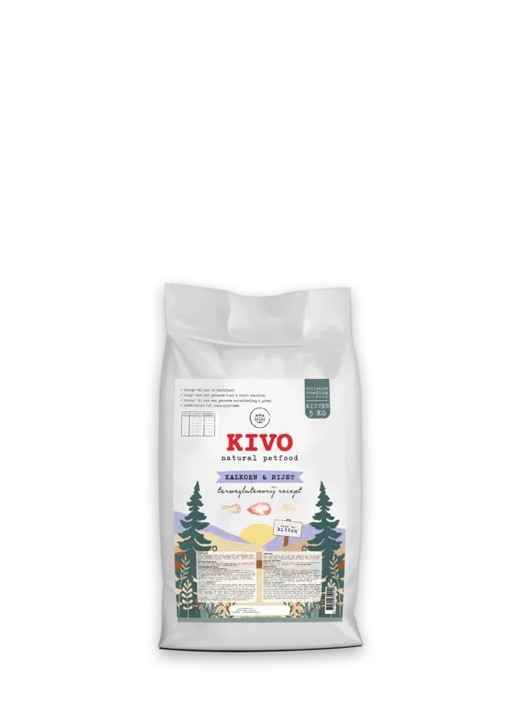 KIVO : Kattenbrok : Kalkoen & Rijst - Kitten