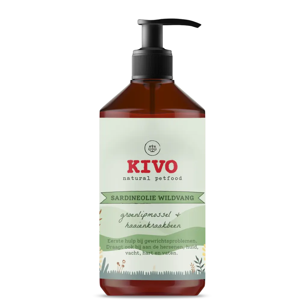 KIVO : Sardineolie met Groenlipmossel & Haaienkraakbeen - 1 l