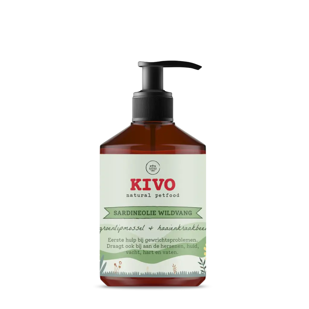 KIVO : Sardineolie met Groenlipmossel & Haaienkraakbeen - 500 ml