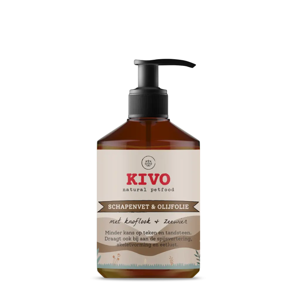 KIVO : Schapenvet met Knoflook & Zeewier - 500 ml