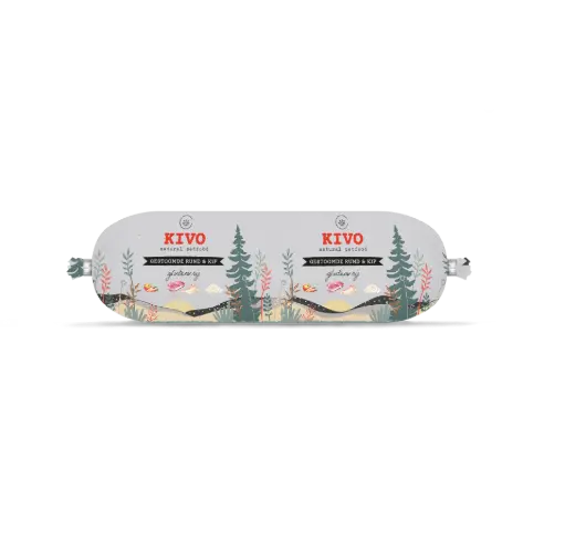 [4DC0310025] KIVO : Houdbare Worst Kip & Rund